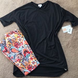 XS Irma and floral Legging Combo